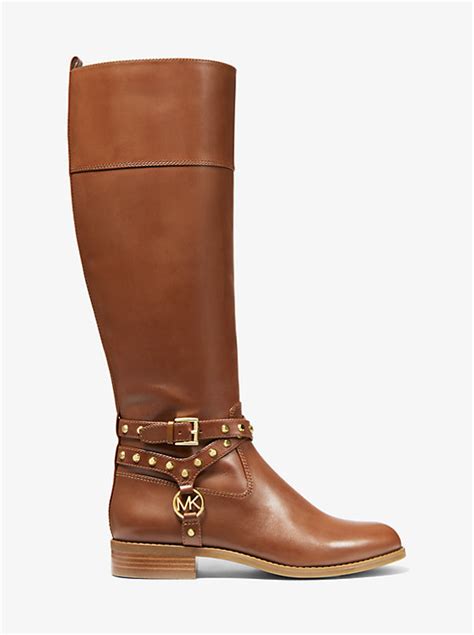 michael kors preston studded leather boot|Preston Studded Leather Boot .